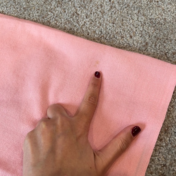 Baby/light pink 100 percent wool embellished scarf/wrap - Picture 10 of 10